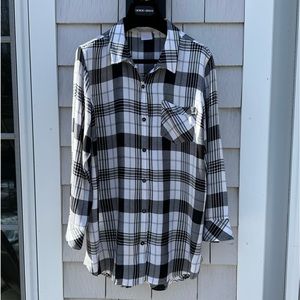 Beau Chemise Plaid Bedford blouse